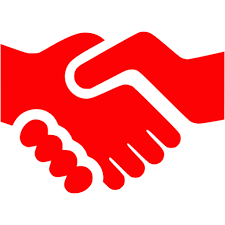 Client retention handshake icon